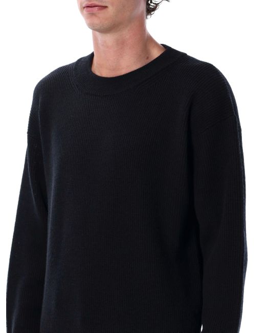 Lemaire Pullover schwarz in Blue für Herren