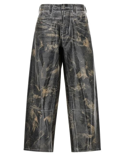 DIESEL Gray '1997 D-Enim-Muc-Fsh1' Jeans for men
