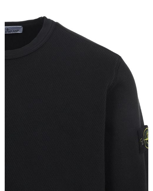 Stone Island White Felpa for men