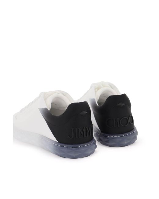 Jimmy Choo Diamond Light/m Ii Sneakers in het White