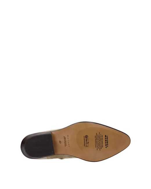 Isabel Marant Wildleder Stiefeletten Mit Mittelhohem Absatz in Natural für Herren