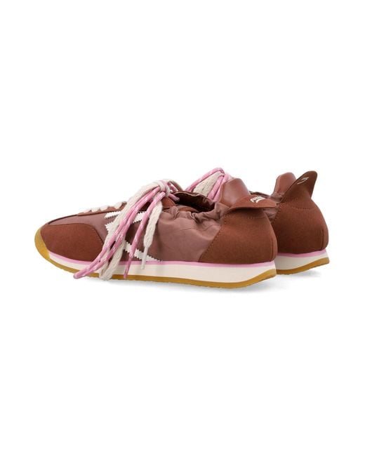 PURAAI Pink Panther Vegan Lace-Up Sneakers