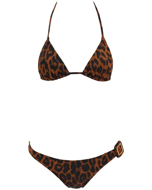 Ensemble de bikini imprimé Leopard. Tom Ford en coloris Brown