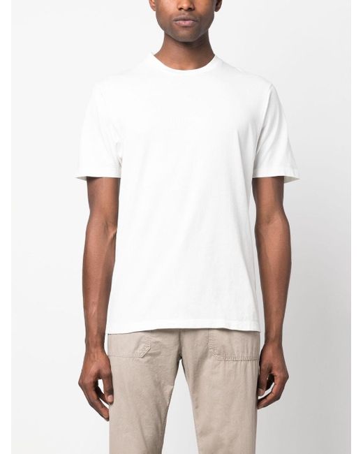C P Company Natural Logo T-Shirt Clothing for men