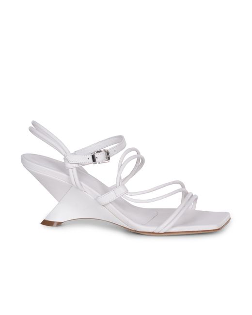 Vic Matié White Vic Matiè Sandals Made Of Leather