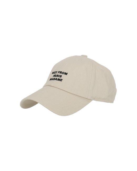 Drole de Monsieur White Mastic Slogan Cap