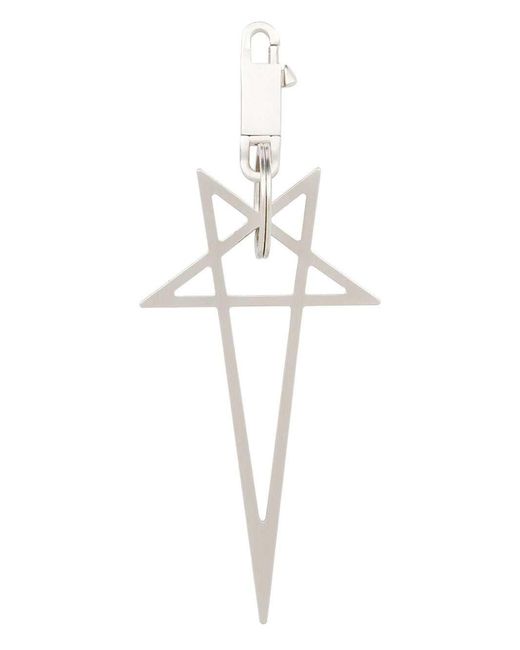 Rick Owens White Ss26 Temple Big Pentagram