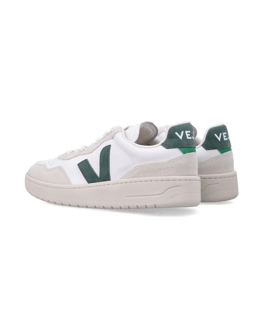 Veja Multicolor V-90 Leather Sneakers And Cyprus