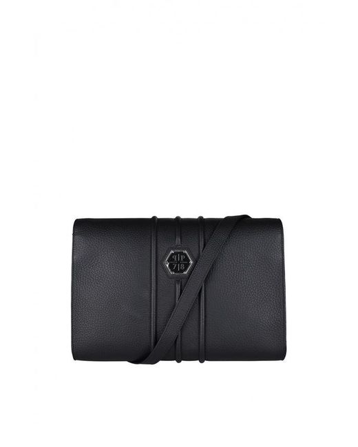Philipp Plein Black Shoulder Bag