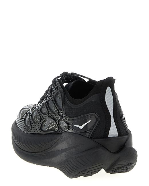 Hoka One One Black Hoka One 'Mach X Caged' Sneakers
