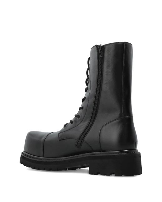 Vetements Black Stomp Combat Boot