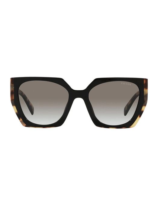 Prada Zonnebril Pr15 Ws 3890 A7 Zwart/grijs Verloop Unisex in het Black