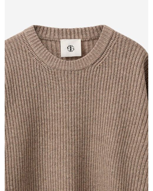 THE GARMENT Brown Der Kleidungsstückpullover aus Wolle und Kaschmir