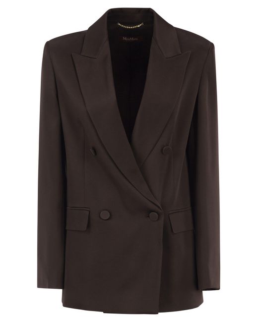 Max Mara Black Msearca – Double Breasted Blazer