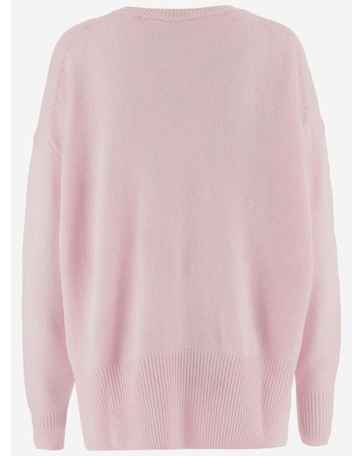 Jil Sander Pink Cashmere Sweater
