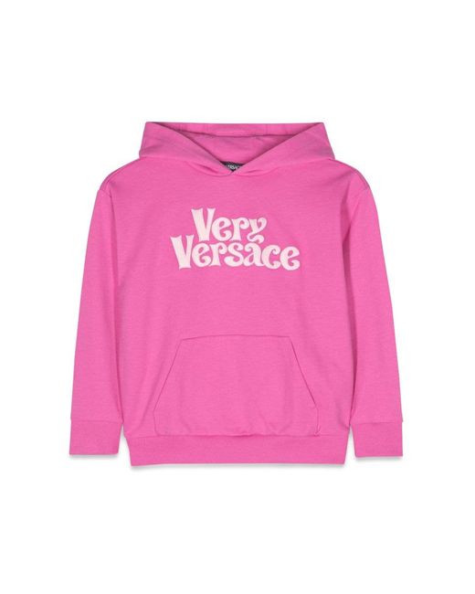 Versace Pink Sweatshirt Fleece Very Embroidery