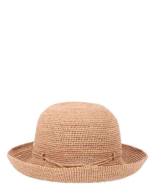 Helen Kaminski Brown Raffia Hat