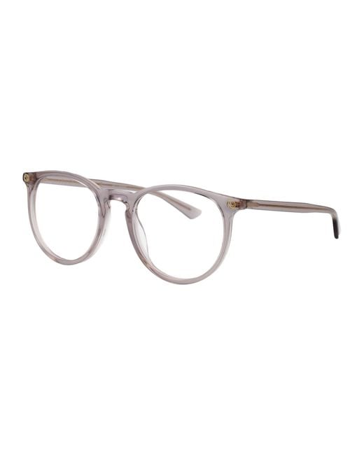 Gucci Gray Round Optical Gg0027 O 011