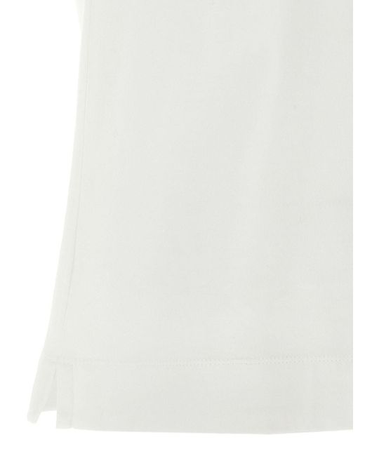 T-Shirt À Logo Imprimé Brunello Cucinelli en coloris White