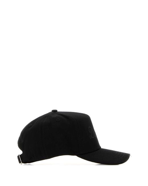DSquared² Black Dsquared Cotton Baseball Cap