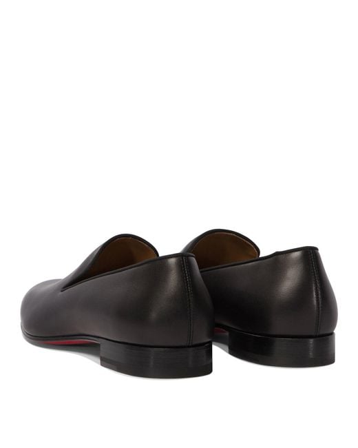 Christian Louboutin Black Loafers & Slippers for men