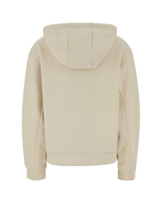 Moncler Natural Zip Up Cardigan