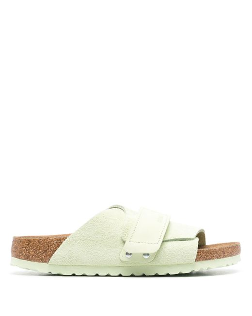 Kyoto lima, cuero/nubuck de gamuza Birkenstock de color Green