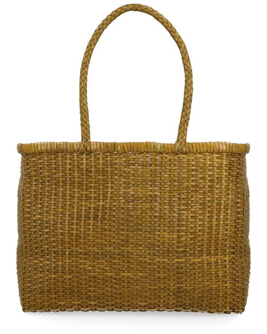 Dragon Diffusion Green Borsa "B Weave" Large
