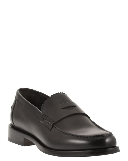 Doucal's Black Penny for men