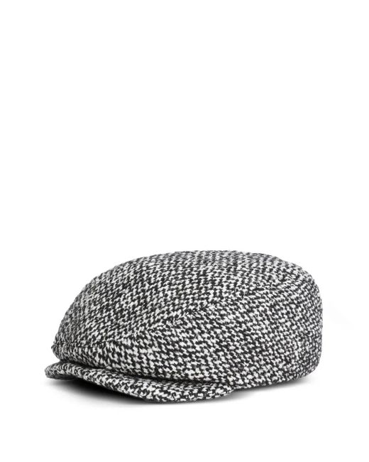 Dolce & Gabbana Gray Baker Boy Hat for men