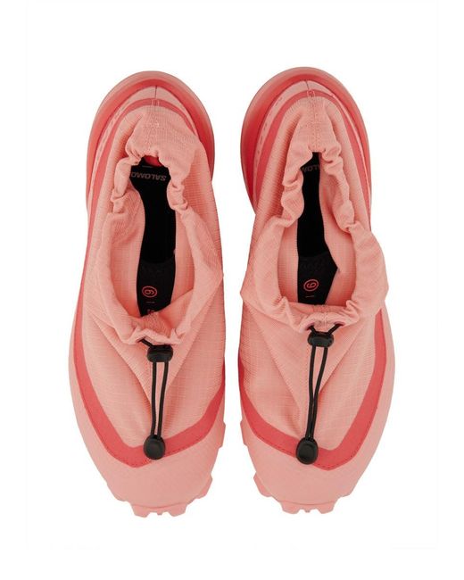 MM6 MAISON MARGIELA X SALOMON Pink "Cross Low" Sneaker