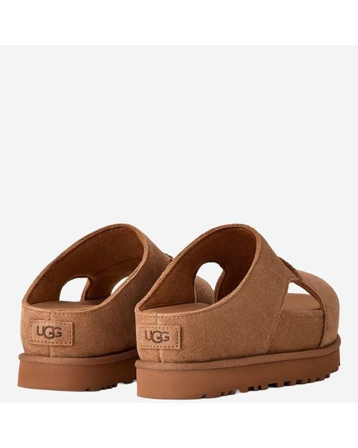 Ugg Brown Goldenstar Hi Cutout Sandals