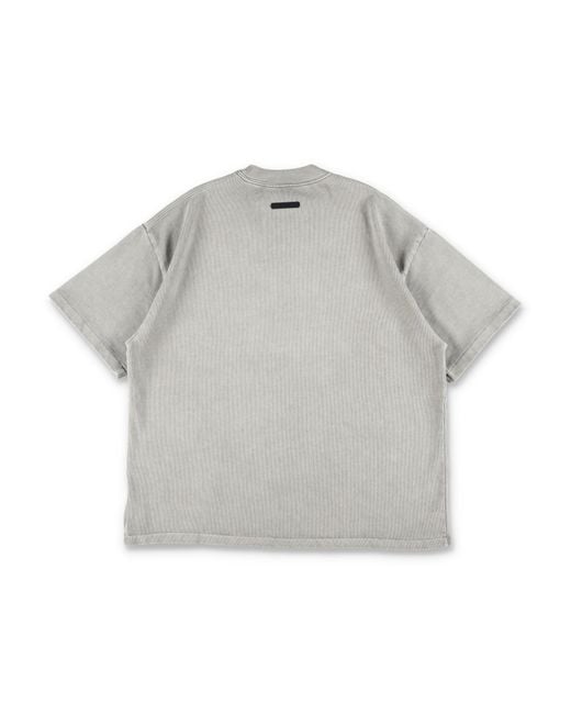 Essentials x Fear Of God Gray T Shirts And Polos