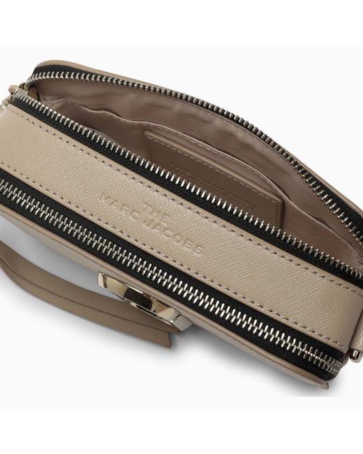 Marc Jacobs Metallic Snapshot Khaki Shoulder Bag