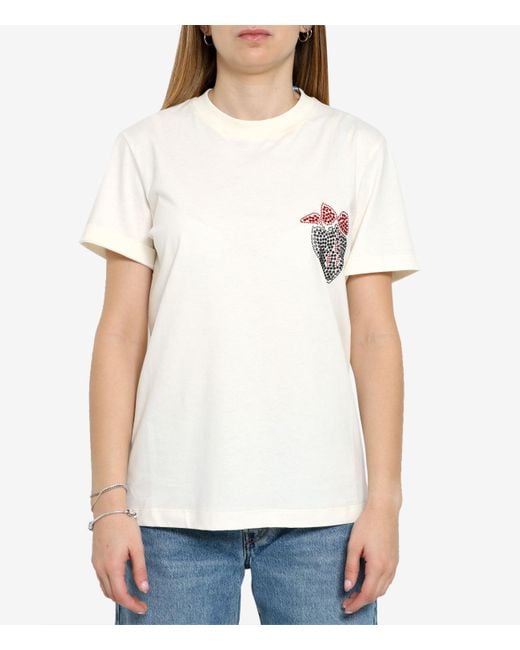 MSGM White T Shirts And Polos