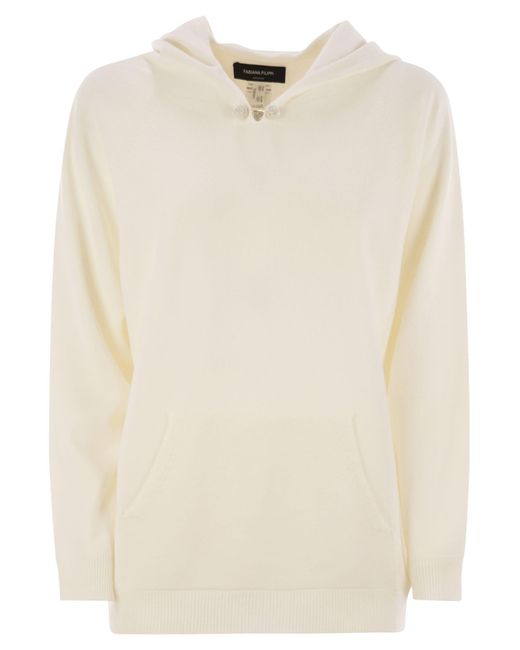 Fabiana Filippi Natural Platinum Hoodie