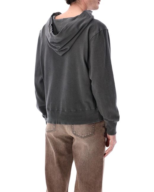 Our Legacy Gray Relic Washed Hoodie for men