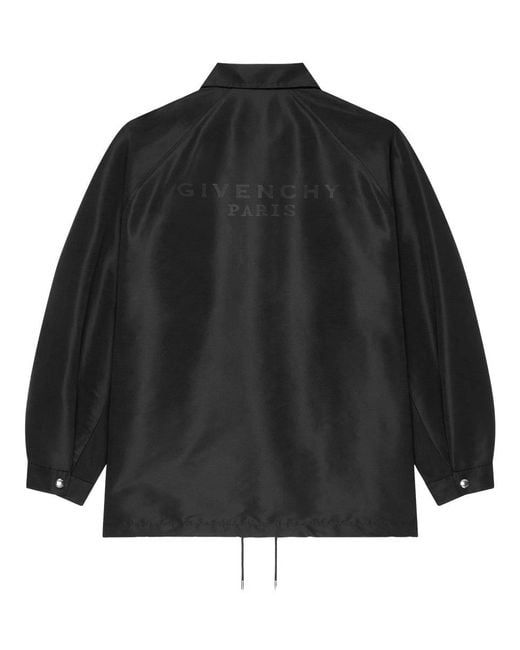 Givenchy Black "Coach" Jacket for men
