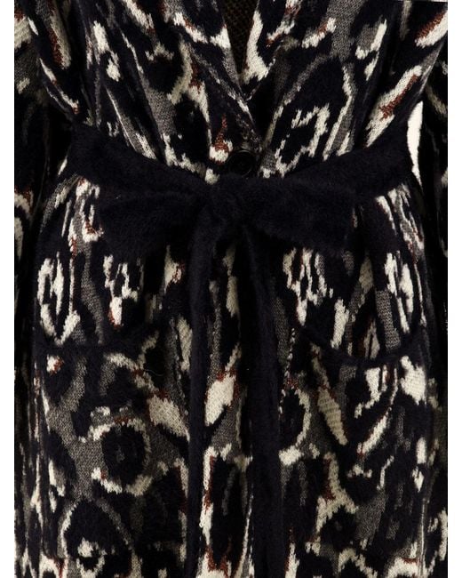Akep Black Coats Multi Colour