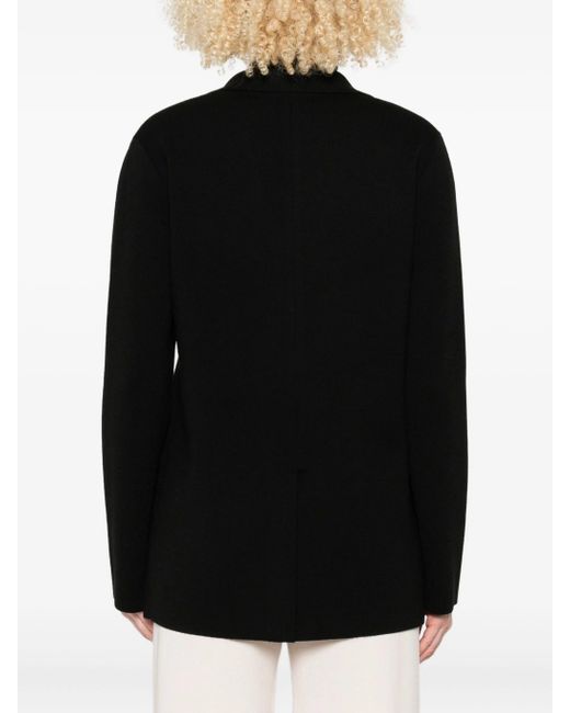 Forte Forte Black Wool Milano Stitch Oversized Jacket