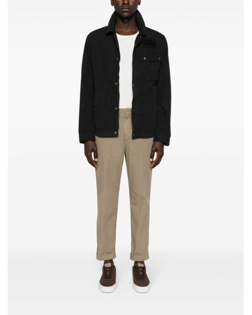Barbour Workers Ripstop-Hemdjacke in Black für Herren