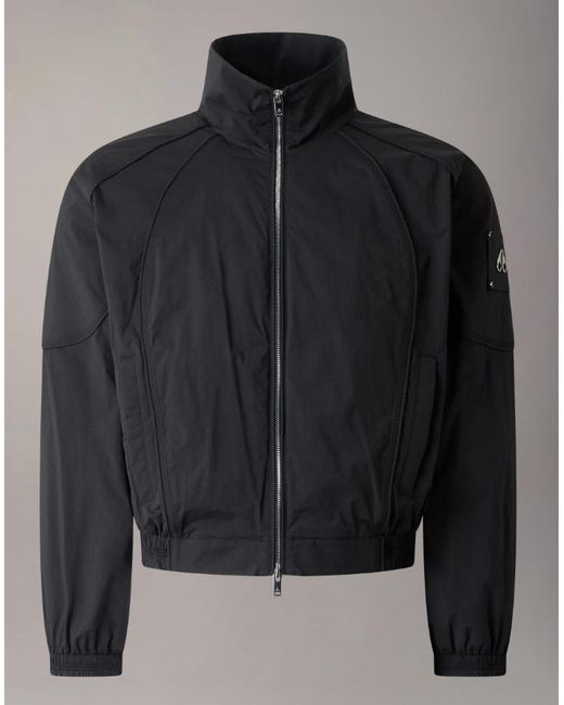 Moose Knuckles Black Skyline Crop Jacket