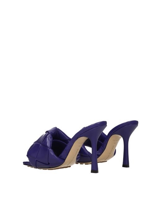 Bottega Veneta Blue Sandals Leather