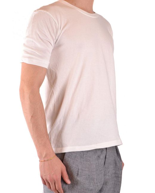 Laneus White T-shirt for men
