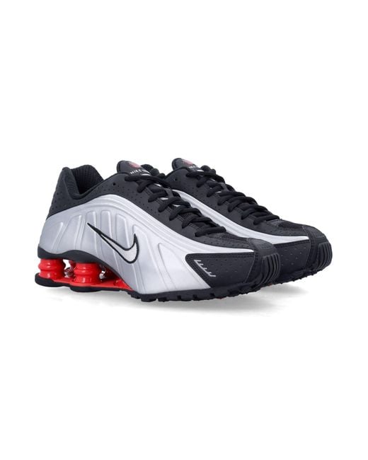 Nike Blue Shox R4 Synthetic Leather