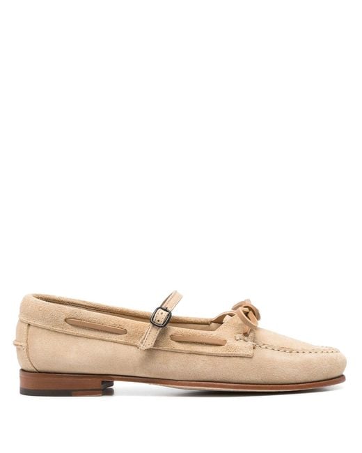 Hereu Natural Lorea Suede Shoes
