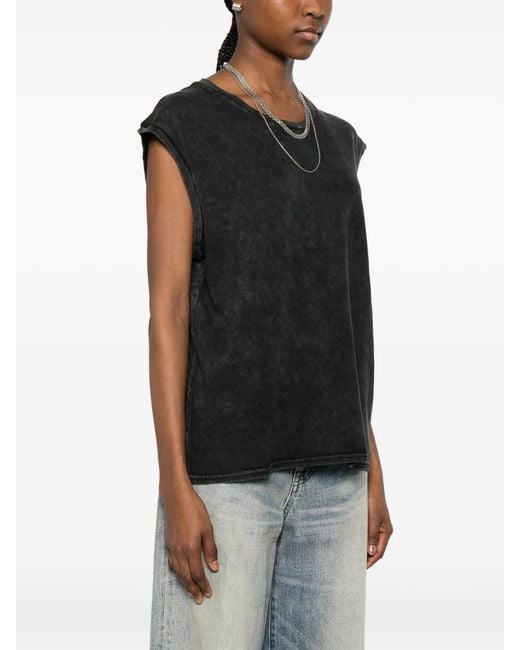 R13 Black Sleeveless T