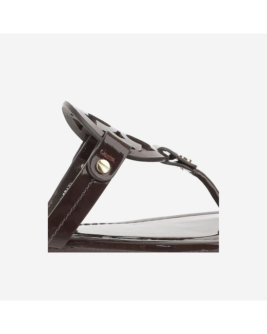 Tory Burch Brown Sandals Leather Slip-On