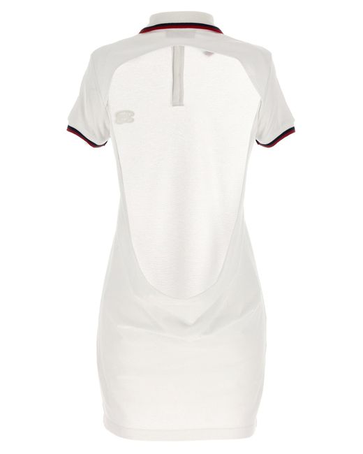 DSquared² White Maxi Cut Out Polo Dress for men