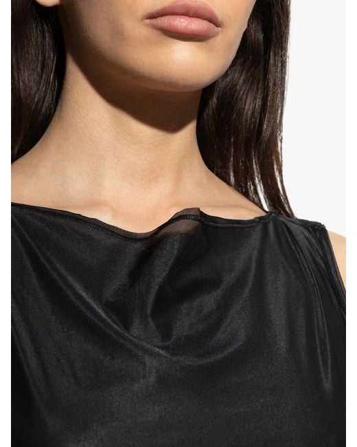 Y-3 Black Asymmetrical Dress